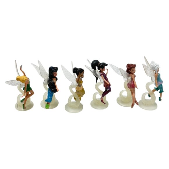 Disney Fairies Doll Lot 6 4 inch Tinker Bell Periwinkle Iridessa Rosetta more - Picture 7 of 14